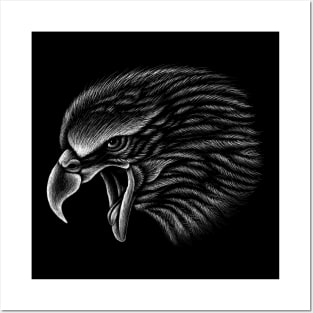 Eagle raven crow eagles US USA falcon magic t shirt t-shirt Posters and Art